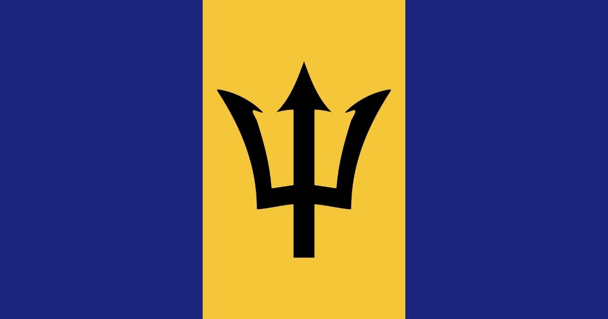 Barbadosian national flag