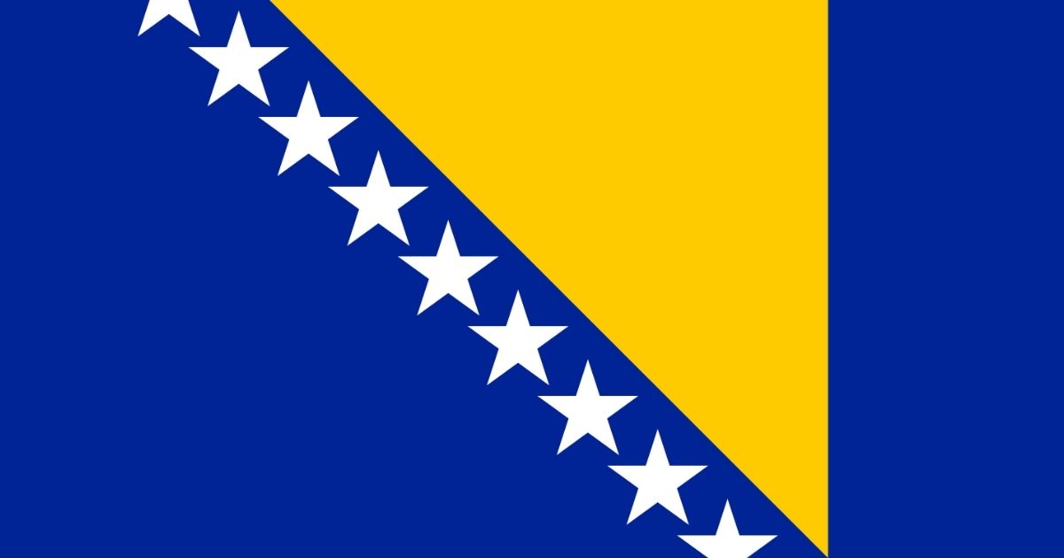 Bosnia and Herzegovina's national flag
