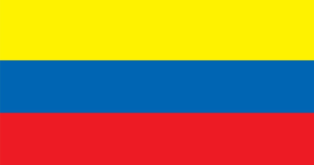 Colombian national flag