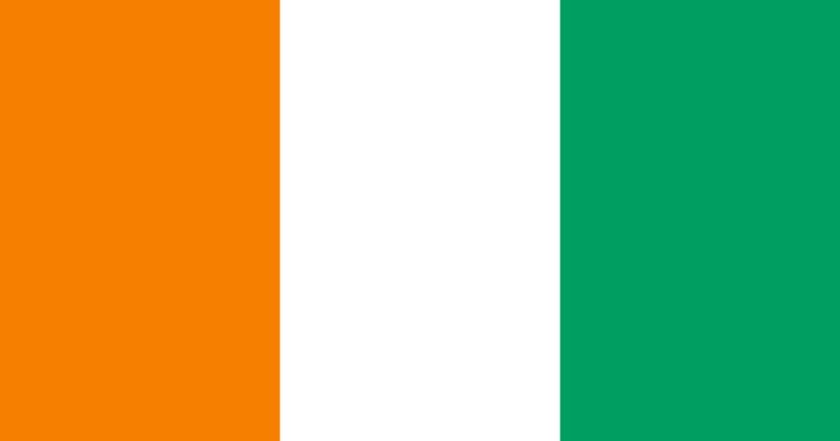 Côte d'Ivoire national flag