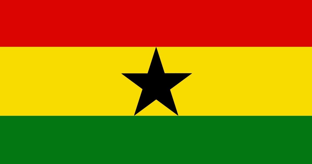 Ghanaian national flag