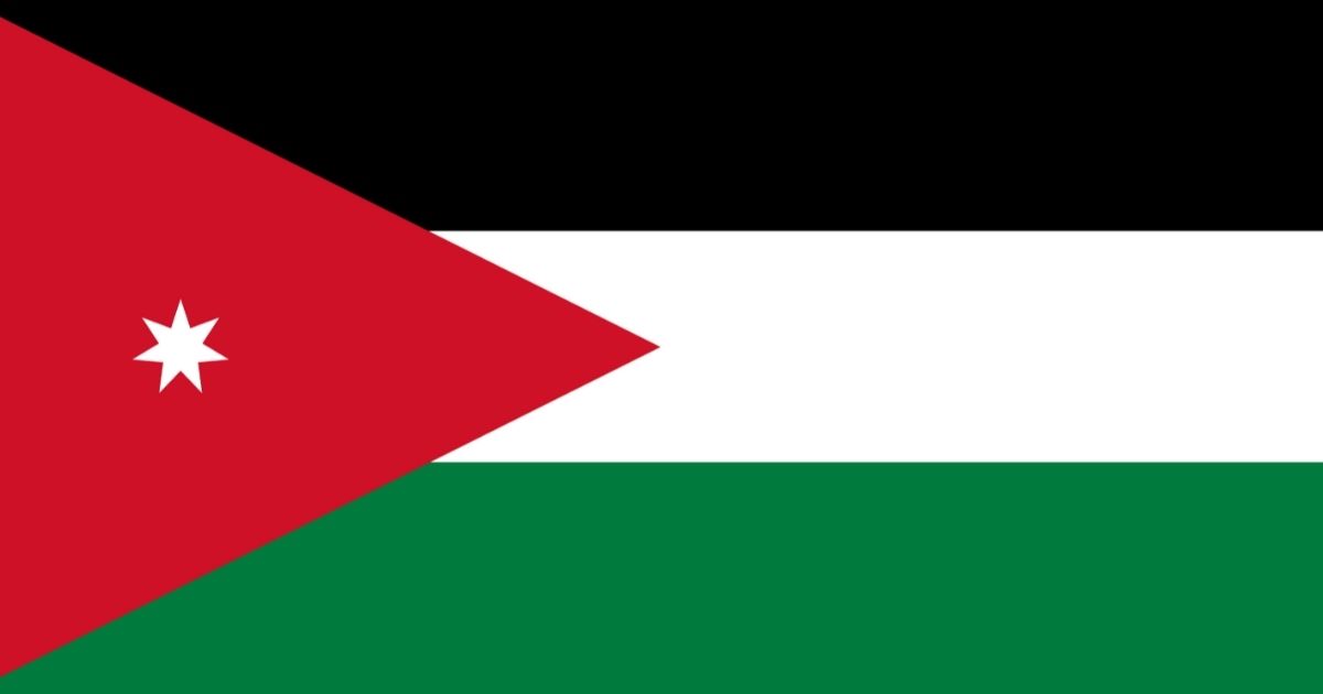 Jordanian national flag