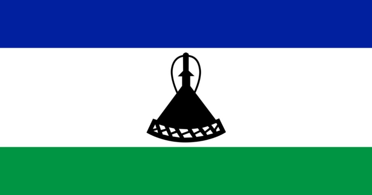 Lesotho national flag