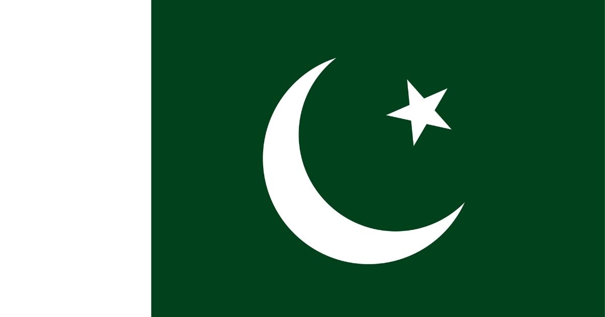 Pakistani national flag.