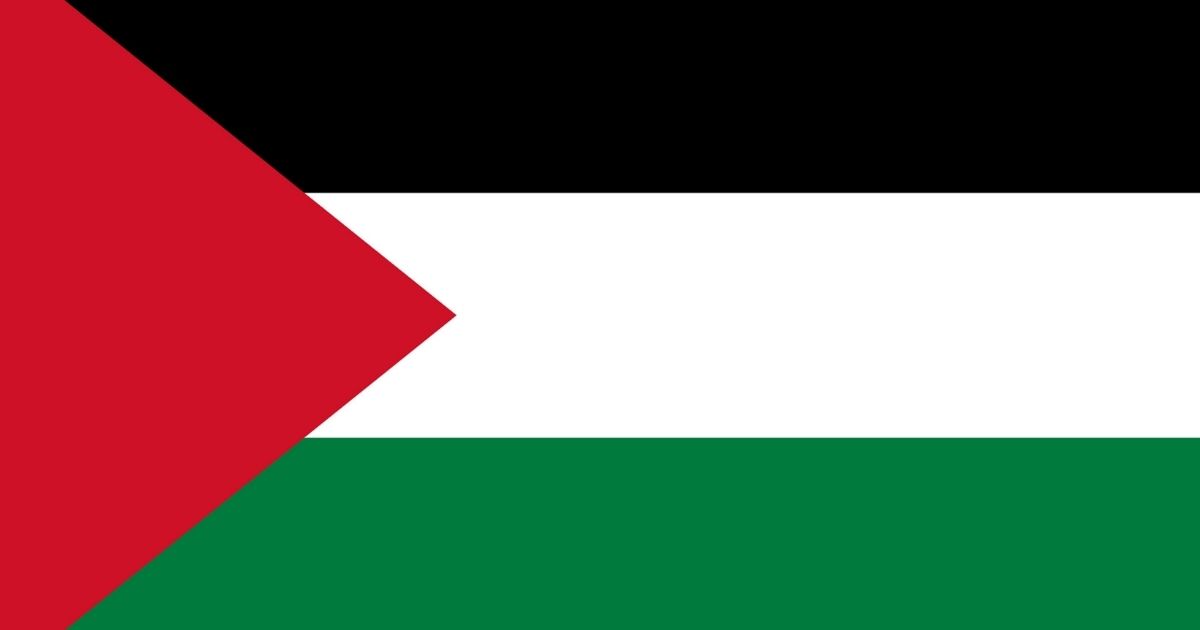 Palestine State's national flag