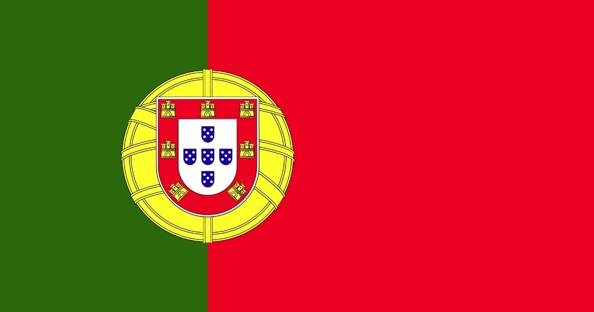 Portugal's national flag.