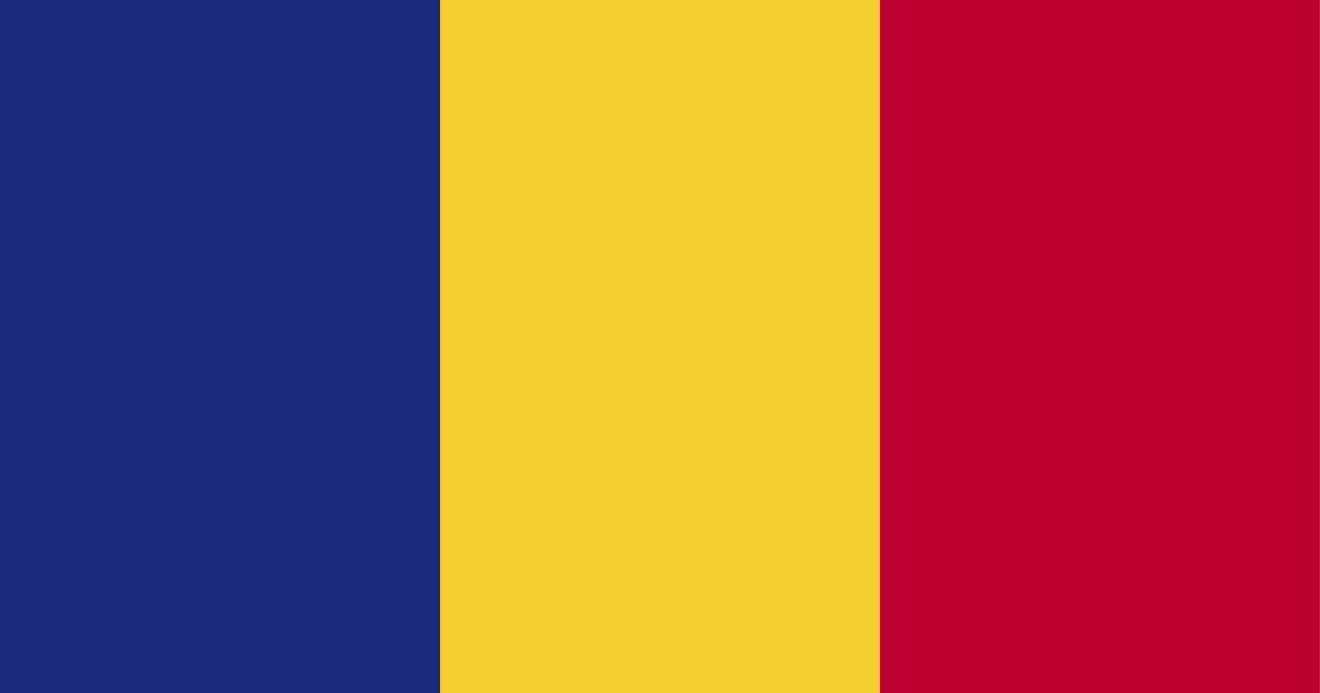 Romanian national flag.