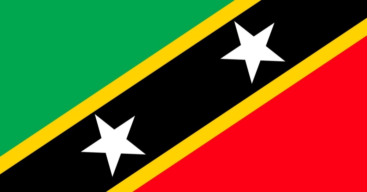 Saint Kitts and Nevis national flag.