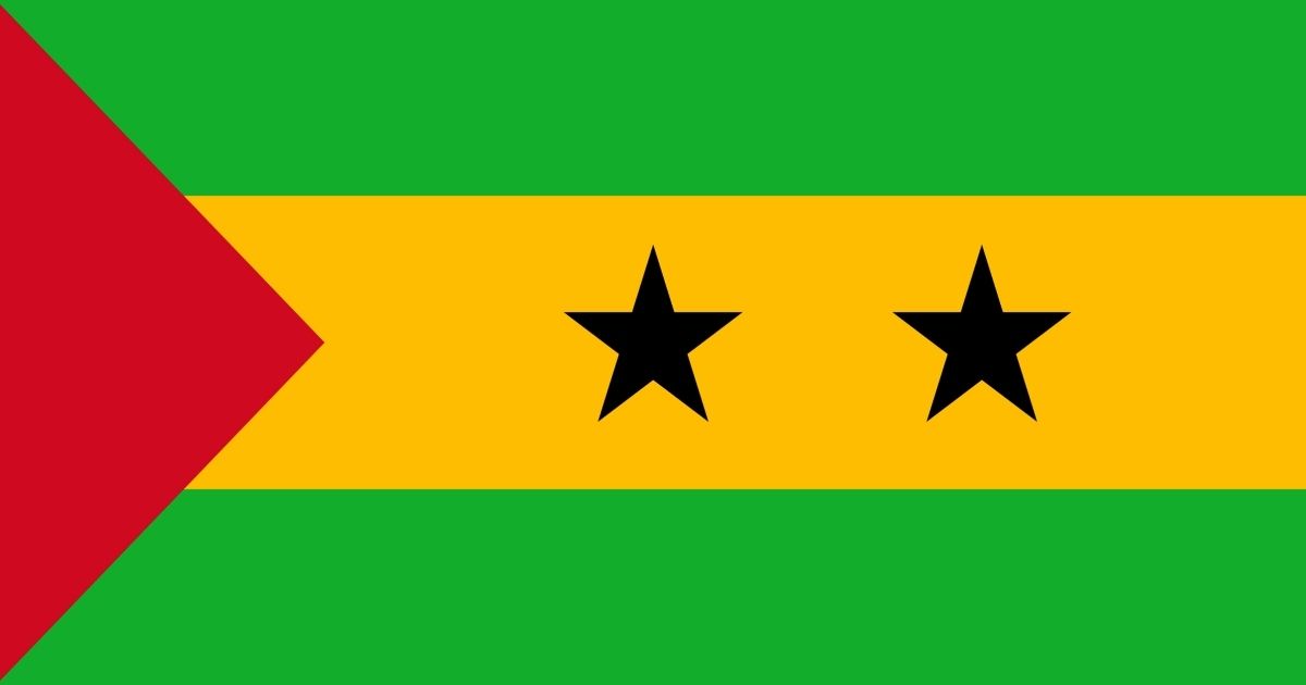 Sao Tome and Principe's national flag.
