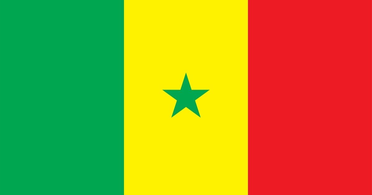 Senegal's national flag.