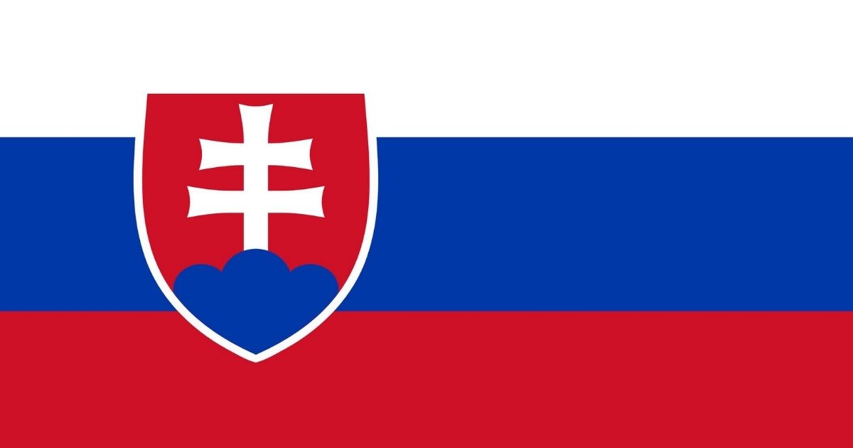 Slovak national flag.
