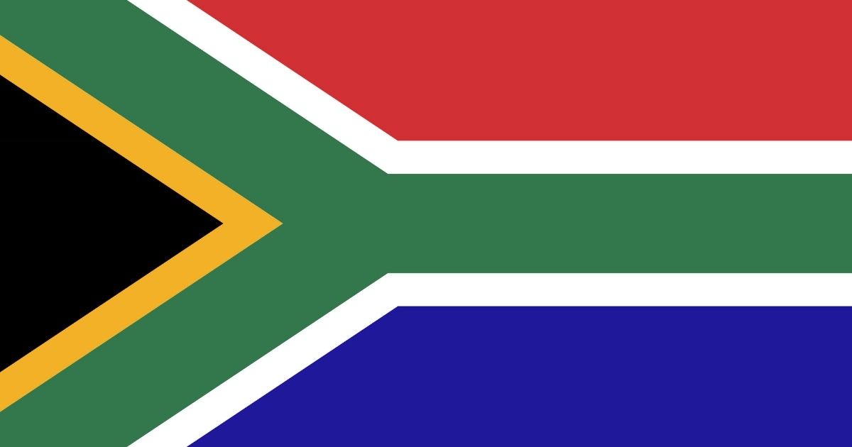 South African national flag.