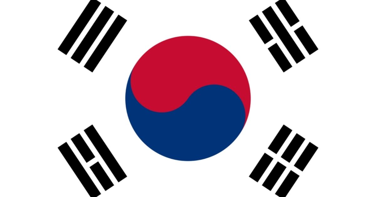 South Korean national flag.