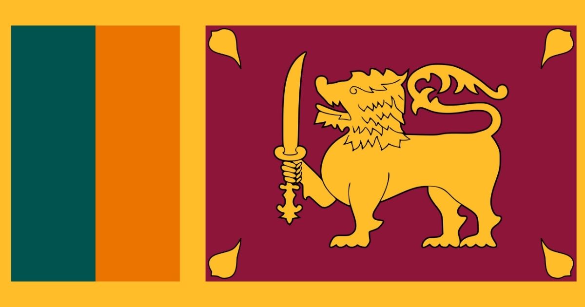 Sri Lanka's national flag.