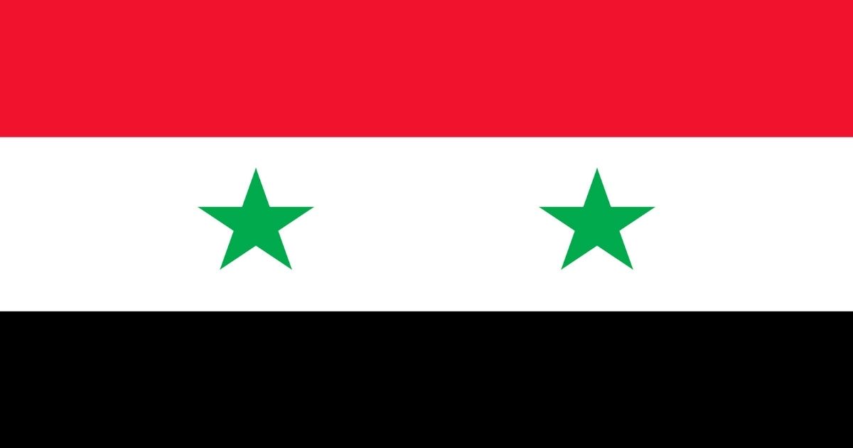 Syrian national flag.