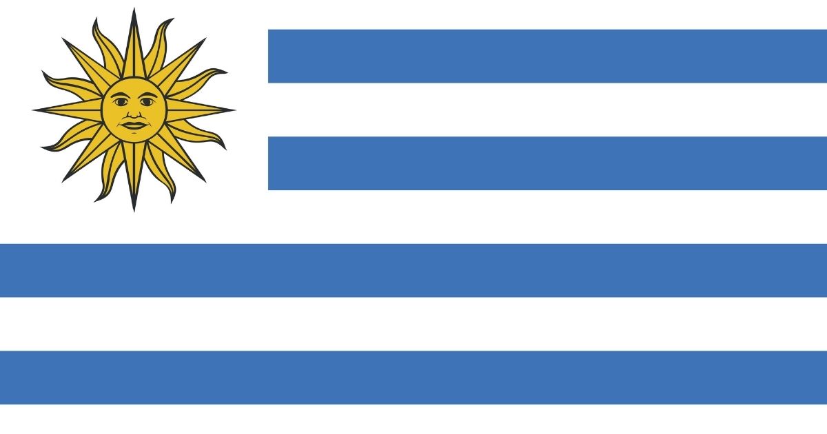Uruguay's national flag.