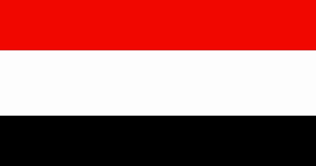 Yemen's national flag.