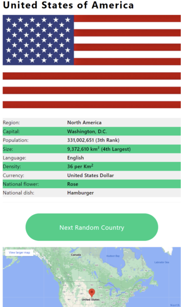 random country generator known for